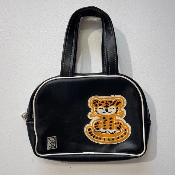 Vintage Y2K PAUL FRANK Tiger Bowling Bag Size Small Purse Retro 12" x 15" - Picture 1 of 8